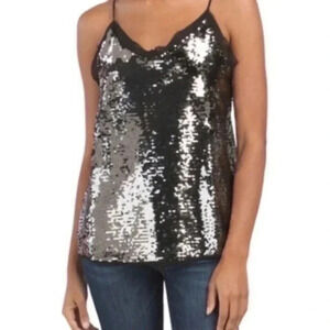 WD.NY glitz cami top Medium